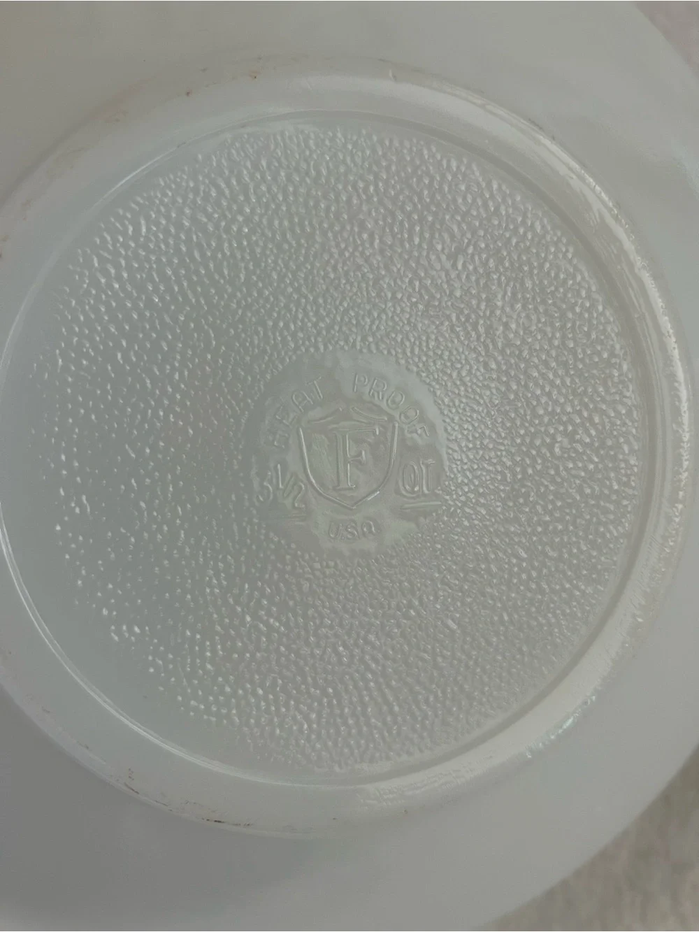 VTG Federal Glass 3.5 QT Casserole Dish & Lid Black Diamond Pattern MCM Retro